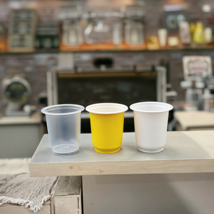 Pp chất liệu dùng một lần cốc nhựa duy nhất đôi tường biểu tượng tùy chỉnh mô hình 360ml/500ml Công suất trà uống rượu sâm banh Kem - Product Image 5