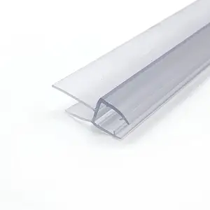 Tempered Glass Shower Door Sealing Strips PVC Plastic Shower Door Bottom Seal Strip