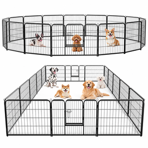 Corral Metálico Sólido y Seguro para Perros, Plegable y Portátil, para Ejercicio en Interiores y Exteriores, para Perros Pequeños, Medianos y Grandes - Product Image 2