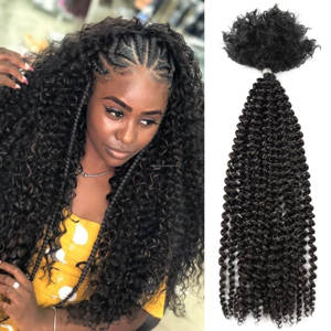 100g/paquet 18 pouces # T1B-4 mélange de cheveux hybrides synthétiques sans enchevêtrement Haire De Luxe pour <span class=keywords><strong>dreadlocks</strong></span> artificielles - Product Image 1