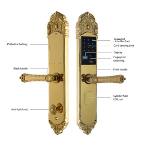 Biometrics Khóa Cửa Thông Minh In Dấu Vân Tay Giá Bảo Mật Cao Hai Mặt - Product Image 4