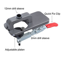 Gabarit de Perçage pour Charnières de Meuble 35mm, Outil de Positionnement pour Cheville en Bois, Kit de Menuiserie pour Raccords Dissimulés
