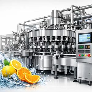 Projet clé en main complet pour machine de remplissage et d'embouteillage automatique d'eau en bouteille, de jus et de boissons gazeuses à vendre - Product Image 1