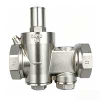 Vanne de réduction de pression proportionnelle en laiton et fonte ductile pour l'eau PN16, compatible OEM, DN50-DN200