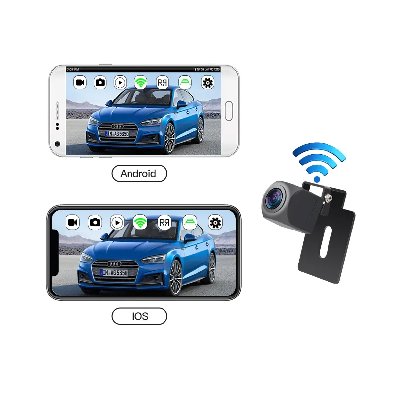 Most Popular WiFi Wireless Backup Camera for iPhone and Android View Camera for Car Truck SUV