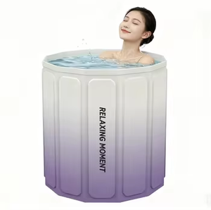 Baignoire pliante portable individuelle en PVC <span class=keywords><strong>de</strong></span> haute qualité, capacité 60+ gallons, pour hommes, enfants et tous les âges - Product Image 2