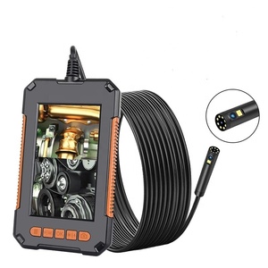 Nouveau Endoscope P40 à <span class=keywords><strong>double</strong></span> <span class=keywords><strong>objectif</strong></span> 7.9mm caméra d'inspection étanche à <span class=keywords><strong>double</strong></span> <span class=keywords><strong>objectif</strong></span> portatif 1080P caméra serpent à écran 4.3 pouces - Product Image 1
