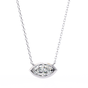 Collier pendentif élégant style diamant pour femme, bijou simple et raffiné pour le quotidien, design léger, finition brillante, option cadeau - Product Image 3