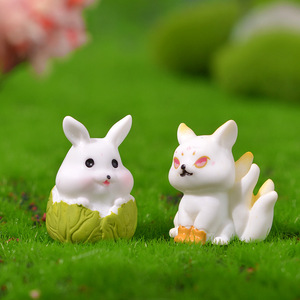 Figurines d'animaux en résine peintes à la main, style Cottagecore Woodland Folk, finition artisanale, compagnon de bibliothèque, très prisées - Product Image 4