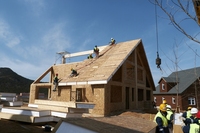 Kit de maison préfabriquée en panneaux SIP OSB, kit de maison en panneaux isolés structurels pour assemblage hors site, construction résidentielle écoénergétique