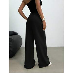 Pantalon de survêtement large pour femme, taille élastique, doublure polaire, décontracté, avec poches, motif California - Product Image 2