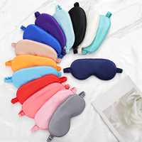 Masques de sommeil en satin imprimé, occultants, écologiques, pour les voyages en extérieur et le repos quotidien, avec logo personnalisé, respirants et élastiques