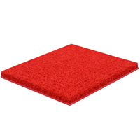 Tapis d'entrée en PVC antidérapant 10-12 mm, motif spaghetti, pour hôtel moderne, en vinyle en rouleau avec support en mousse