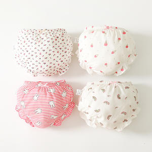 Biancheria intima da ragazza primavera ed estate i pantaloni di pane di mutandine da bambina di puro cotone non pizzicano il sedere - Product Image 3