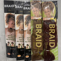 Vente directe usine – Extensions de cheveux tressés pré-étirés de 41 pouces, Jumbo Braids, 165g – Cheveux au crochet très demandés pour Locs et Twists