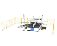Machine de pliage automatique de tôles d'aluminium CNC, plieuse de panneaux motorisée, centre de pliage flexible haute productivité, entièrement automatique pour treillis