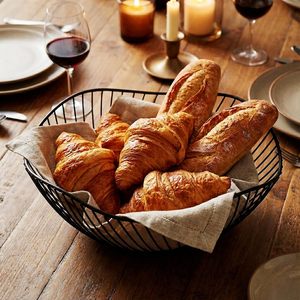 Cestino per Frutta in Metallo con Design a Onde, Ciotola Decorativa per Frutta da Cucina, Contenitore per Pane, Verdure e Snack - Product Image 5