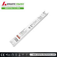 Caja de plástico Transformador LED de corriente constante 60W 1200mA DMX Atenuación Controlador LED para luz