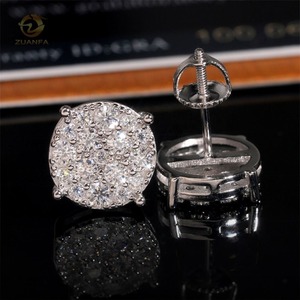 Pendientes de Moissanita de Alta Demanda para Hombre y Mujer, Joyería de Moda y Uso Diario a Buen Precio - Product Image 2