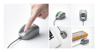 Escáner biométrico óptico de huellas dactilares HF4000 SDK gratuito portátil USB móvil Android para banco