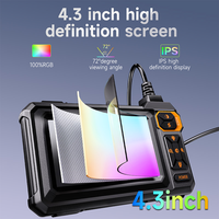 Machine d'essai de réparation de voiture de 4.3 pouces outil de Diagnostic de tuyau d'égout endoscope industriel Portable rigide inspecter l'endoscope de caméra