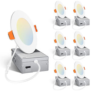 Dimbare 3cct 5cct Vierkante Ronde Ultra-Dunne Led 4 "6" 8 "10" Pot Lampjes Inbouw Plafondlamp Smd Led Paneelverlichting - Product Image 1