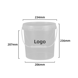 Vente en gros bon marché Tambour en plastique de qualité <span class=keywords><strong>alimentaire</strong></span> Épaissie scellée Écrevisse Fruit Lait Thé Sel explosif Transparent Chimique - Product Image 1