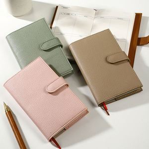 Agenda Semanal Personalizable de Cuero PU con Tapa Dura, Cuaderno Portátil con Diseño Personalizado, Diario, Planificador, Organizador de Horarios para Viajeros y Estudiantes - Product Image 1
