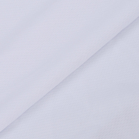 Tissu tricoté 100% polyester à mailles fines 120-130GSM75D36F, séchage rapide, respirant, léger, jacquard, maille, t-shirts, uniformes de sport