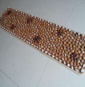 Estera de masaje de guijarros secretos medianos naturales Yuhua, manta para caminar con piedra saludable, productos de masaje - Product Image 4