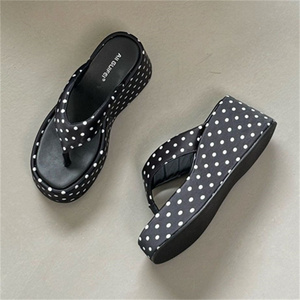 Chaussures de mode pour femmes, <span class=keywords><strong>sandales</strong></span> compensées à plateforme, talons hauts, mules et tongs pour l'été et la plage - Product Image 2