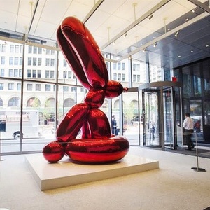 Sợi Thủy Tinh Lớn Popek Ngồi Bóng Con Chó Tượng Nghệ Thuật Trang Trí Thiết Kế Tùy Chỉnh Màu Sắc Và Kích Thước Thương Mại Trang Trí Nội Thất Điêu Khắc - Product Image 3