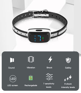 A mazon Top Seller Vibration Rechargeable No Bark Dog Collar OEM Dog <span class=keywords><strong>Anti</strong></span> Bark Collar - Product Image 2