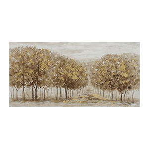 FREE CLOUD incorniciato dipinto a olio fatto a mano su tela alberi <span class=keywords><strong>autunnali</strong></span> Wall Art Home Decor Canvas Landscape Artwork - Product Image 1