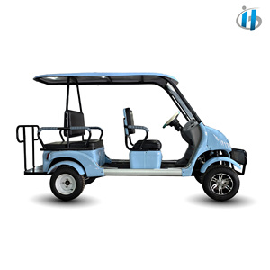 Voiture de golf électrique tout-terrain HLD New Sand Beach 1500W 60V 6 places avec toit, véhicule de tourisme électrique 4 roues - Product Image 3