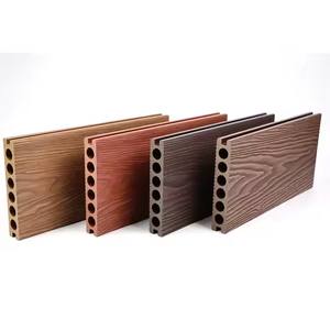 Planches de terrasse extérieures en composite bois-plastique 3D embossé pour jardin et piscine - Product Image 3