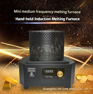 Nouveau four à induction pour la fusion des métaux, pour la ferraille, l'acier, le cuivre, l'aluminium, garantie 1 an, multi-tension (110-440V), circuit imprimé - Product Image 4