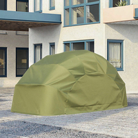 Abri de voiture pliable moderne et imperméable, structure en acier galvanisé avec tissu Oxford, tente de garage mobile pliable pour stationnement de voiture