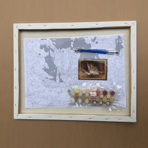 Nuevo diseño 20x25 cm retrato pintura personalizada por números marco pintura por Numberskit decoración del hogar para adultos - Product Image 2