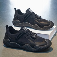 Chaussures de sécurité pour hommes, respirantes en maille, antidérapantes, résistantes à l'usure, à lacets, semelle extérieure en caoutchouc, pour les chantiers de construction et les sports