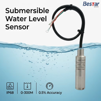 Capteur de niveau d'eau CE IP68 4-20mA RS485 Transmetteur de niveau hydrostatique submersible 10M 20M 100M pour réservoir d'eau potable