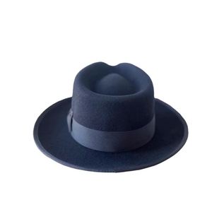 Sombrero Fedora de Lana ND100 CD, Unisex, para Adultos, con Flor y Lazo, para las Cuatro Estaciones - Product Image 5