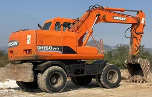 Excavadora de ruedas usada Doosan 150W DH150W DH150W-7 / Motor coreano de segunda mano Doosan DH 150 150W-7 Doosan150 - Product Image 2