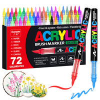 Ensemble de 168 marqueurs de peinture acrylique de couleur, marque GuangNa, stylos de dessin pour graffiti DIY, pour l'école, les enseignants et les étudiants