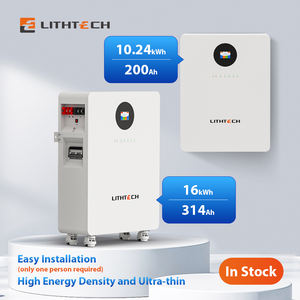 LITHTECH 48V 200Ah 300Ah 전원 벽 리튬 이온 <span class=keywords><strong>UPS</strong></span> 팩 가정 에너지 저장 15KW 10KW 태양 광 발전 시스템 51.2V Lifepo4 배터리 - Product Image 2
