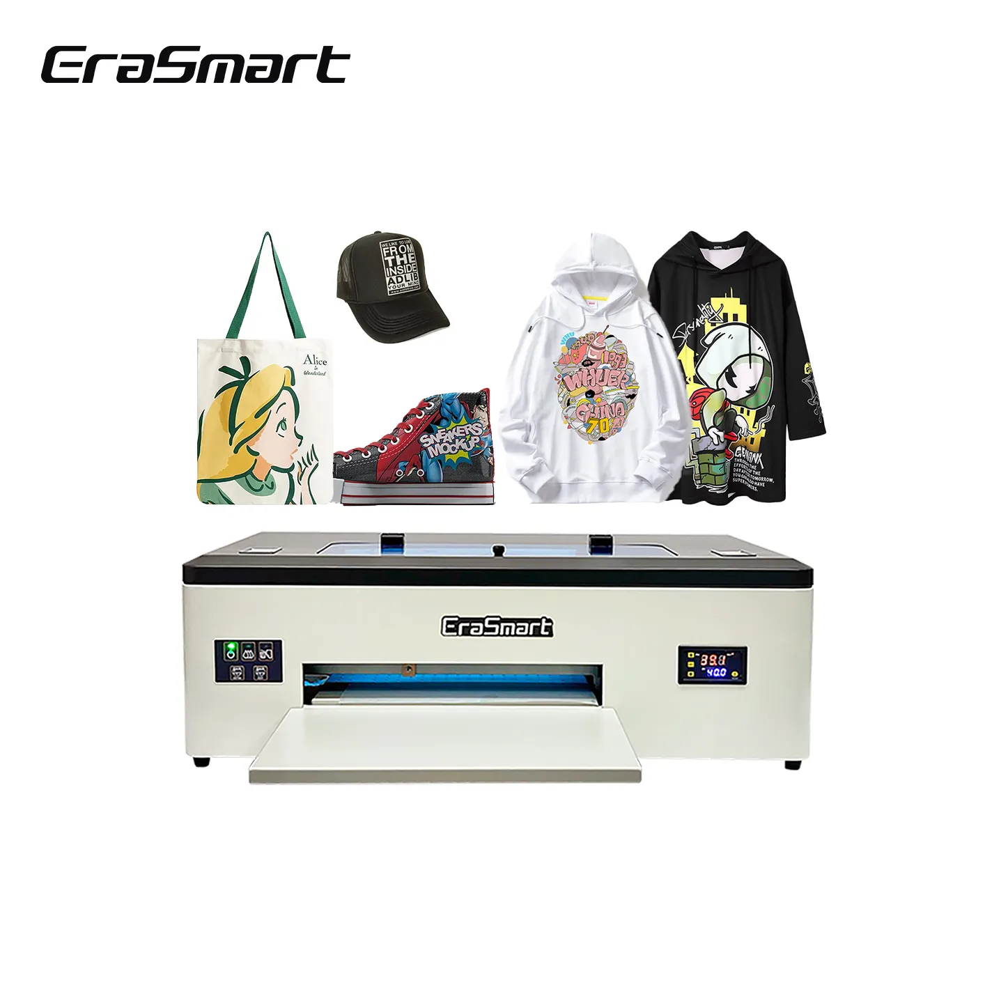 EraSmart A3 1390 L1800 Digital Inkjet Transferencia de Calor camiseta tela ropa Dtf máquina de impresión Dtf máquina impresora para camiseta