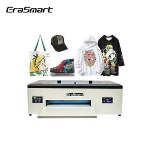 EraSmart A3 1390 L1800 Machine d'impression numérique à jet d'encre transfert de chaleur t-shirt tissu vêtements DTF Machine DTF imprimante pour T-Shirt