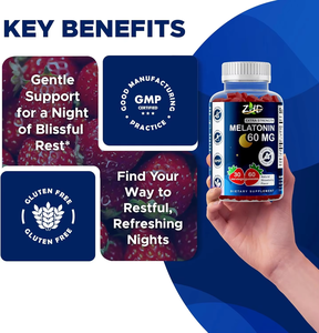 OEM/ODM Melatonin Gummy Deep Sleep Aid Supplement Private Label Improve Sleep Quality Supports Fast Dissolving Melatonin <strong>Tablets</strong> - Product Image 2