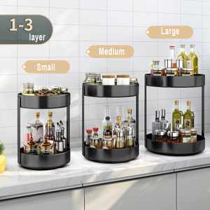Estante organizador de cocina, tocadiscos, armario giratorio de 360 grados, estante para especias - Product Image 6