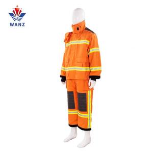 Combinaison ignifuge conforme à la norme EN469, tissu aramide/nomex, style détachable, 3 kg, légère, vente en usine OEM - Product Image 4